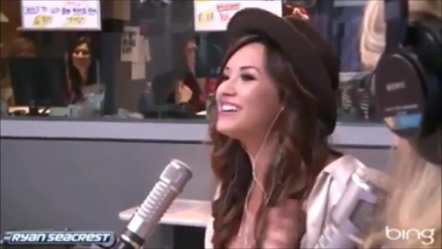 Demi Lovato\'s Interview with Ryan Seacrest -Skyscraper premier [Full] 0488