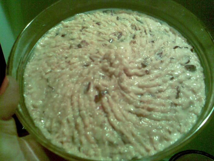 .. salata de cruditati....