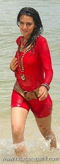 NEHA JHULKA, NEHA JHULKA WET, NEHA JHULKA IN RED DRESS, NEHA JHULKA IN BEACH (3) - Neha Jhulka
