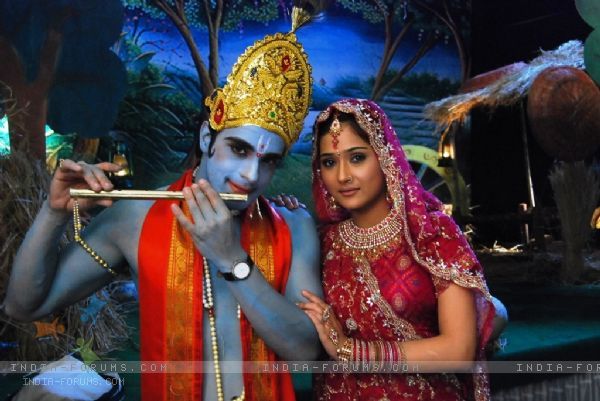 8 - Alekh and Sadhna as Krishna and Radha