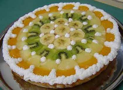 tarta cu fructe - Prajituri