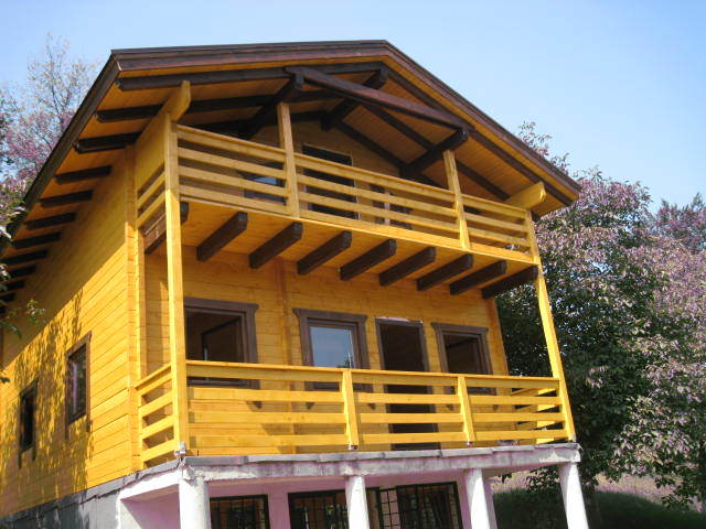 cabana Finta - Case din lemn rectangular