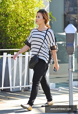 Demi (2) - Demitzu - 24 02 2012 - Stops at the library before having lunch with a friend in Beverly Hills CA