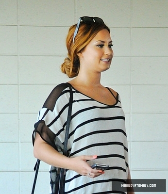 Demi (11) - Demitzu - 24 02 2012 - Stops at the library before having lunch with a friend in Beverly Hills CA