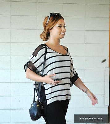 Demi (12) - Demitzu - 24 02 2012 - Stops at the library before having lunch with a friend in Beverly Hills CA