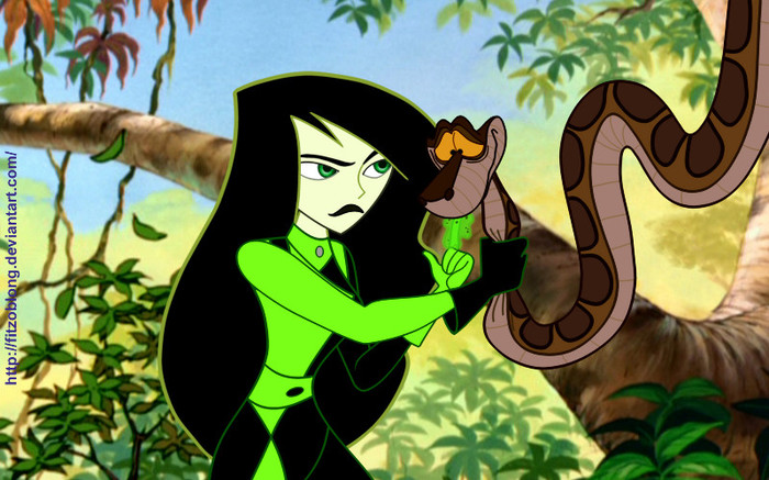 Shego_meets_Kaa_by_FitzOblong
