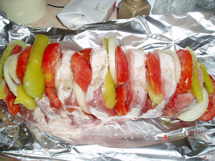 Pulpa de porci la cuptor