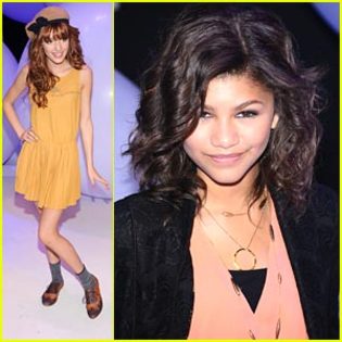 zendaya-bella-disney-upfronts - Anunt SOC Zendaya si Bella Thorne s-au batut