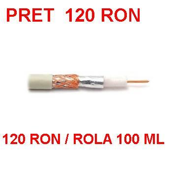 Cablu-coaxial-RG6-SAT-75-ohm-Emtex - Cablu coaxial