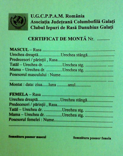 CERTIFICAT MONTA FATA