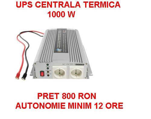 ups centrala -12V-220V-(1000-W-) - Ups centrale termice