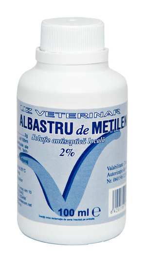 Albastru de metilen - Medicamente iepuri