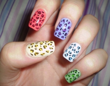 cute-nail-art - Animal-Print