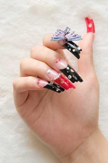 Cut-Out-Butterfly-Nail-Art - Animal-Print