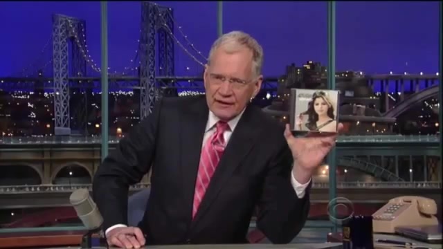 Selena Gomez Interview on David Letterman 014