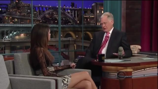 Selena Gomez Interview on David Letterman 123