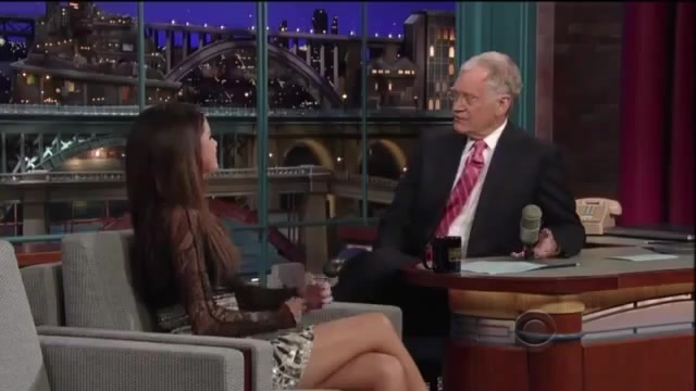 Selena Gomez Interview on David Letterman 128