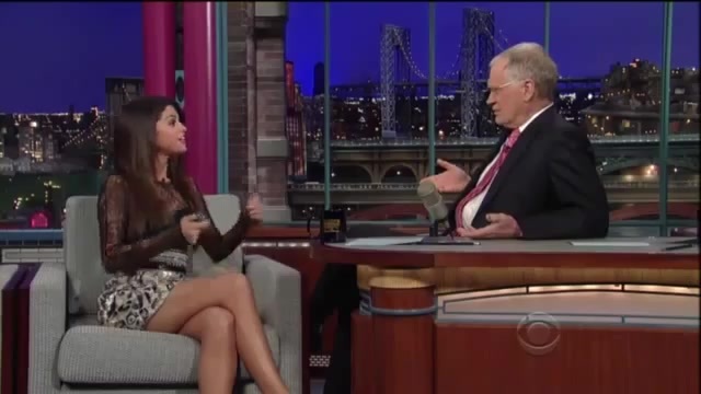 Selena Gomez Interview on David Letterman 152
