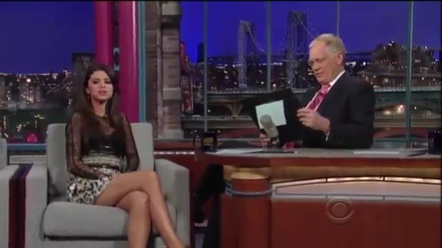 Selena Gomez Interview on David Letterman 209