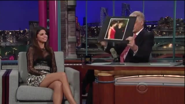 Selena Gomez Interview on David Letterman 219