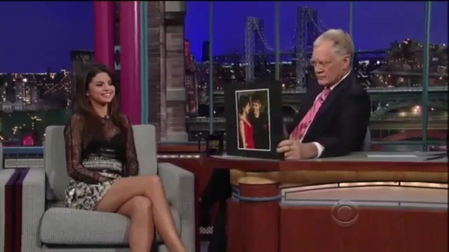 Selena Gomez Interview on David Letterman 220