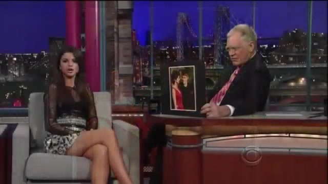 Selena Gomez Interview on David Letterman 249