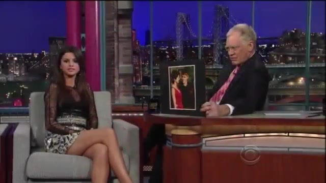 Selena Gomez Interview on David Letterman 250