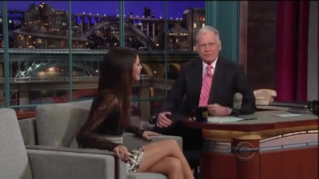 Selena Gomez Interview on David Letterman 283