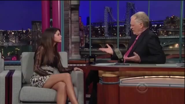 Selena Gomez Interview on David Letterman 291