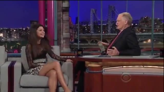 Selena Gomez Interview on David Letterman 311