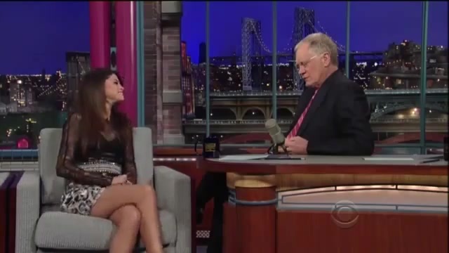 Selena Gomez Interview on David Letterman 325