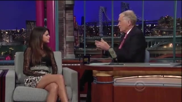 Selena Gomez Interview on David Letterman 332