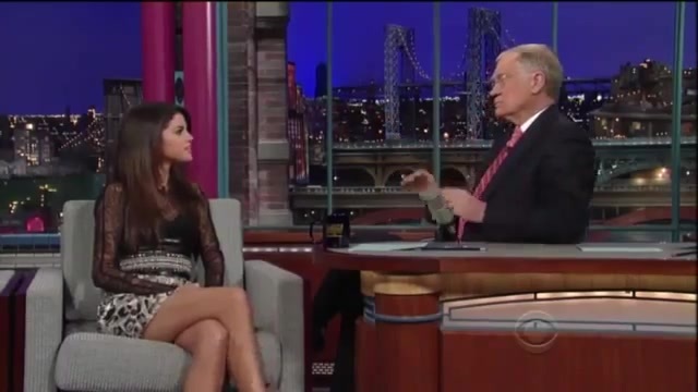 Selena Gomez Interview on David Letterman 342