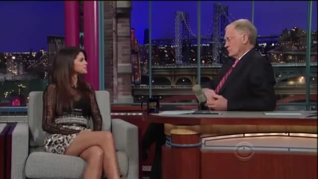 Selena Gomez Interview on David Letterman 343