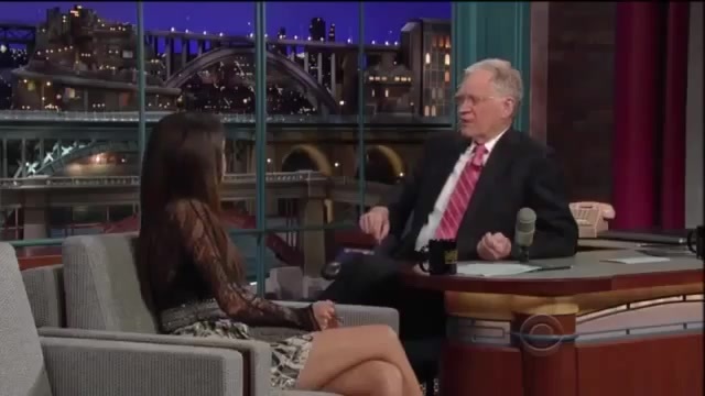 Selena Gomez Interview on David Letterman 377