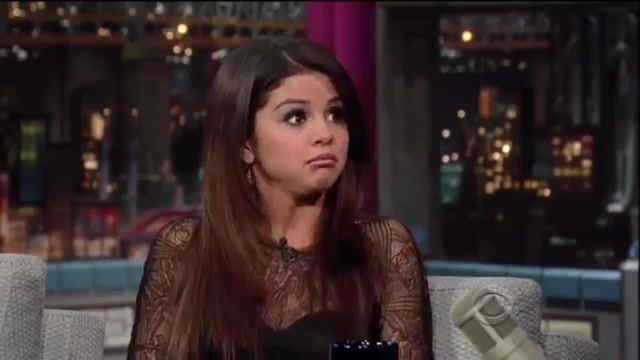 Selena Gomez Interview on David Letterman 385