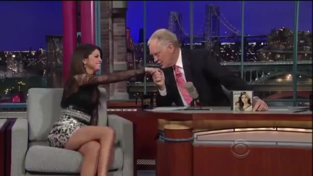 Selena Gomez Interview on David Letterman 484