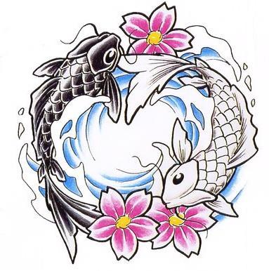 Fish-Tattoo - poze tatuaje chinezesti cu animale