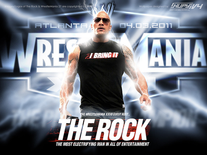 the-rock-wrestlemania-27-wallpaper - WWE Wallpapers