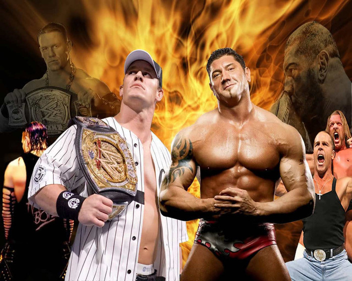 wwe-cena-wwe-batista - WWE Wallpapers