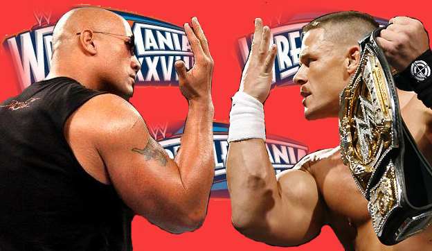 John Cena mesaj pentru The Rock - Cele ai tari poze cu John Cena si The Rock legate de WrestleMania 28