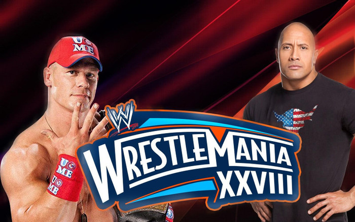 Cena Vs.The Rock; WrestleMania XXVIII
