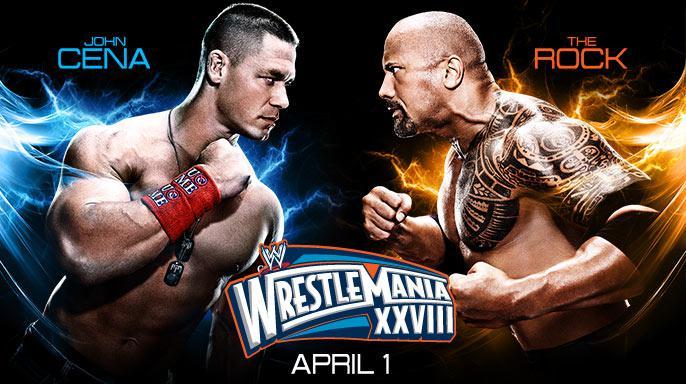 Cena si Rock - Cele ai tari poze cu John Cena si The Rock legate de WrestleMania 28