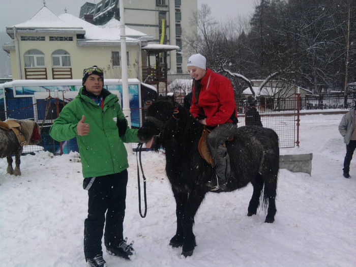 Ne-am dat cu calutu :))