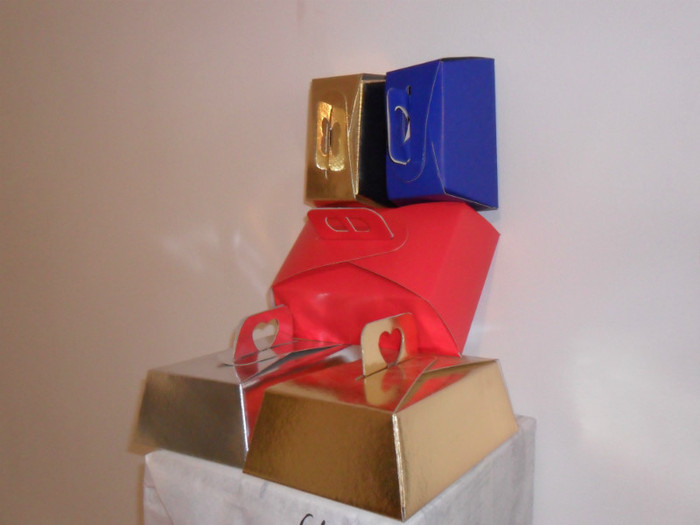 cutii posetuta nunta - cutii nunta botez colorate