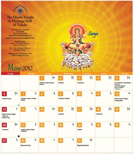 Calendar2012May - Holi Calendar-Holi Date 2012