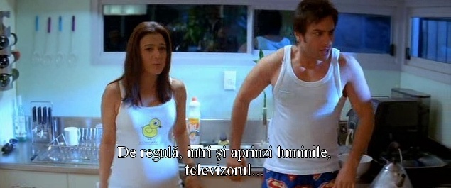 Amby: De obicei intri si aprinzi luminile si tv-ul..