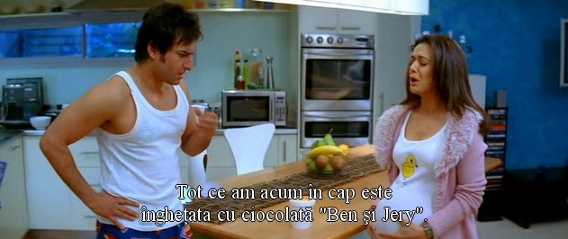 Amby: Tot ce am acum in minte este inghetata cu ciocolata Ben si Jerry..