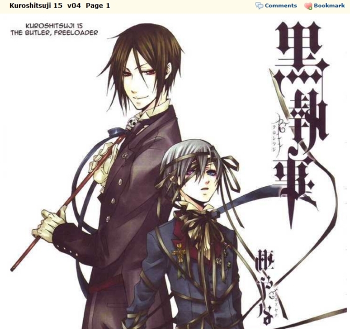 sebastian and ciel 5 - Kuroshitsuji manga