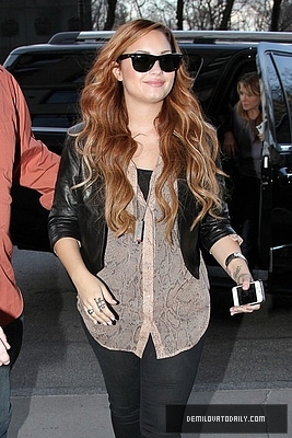 Demi (7) - Demitzu - 08 03 2012 - Arrives back at her hotel in New York City